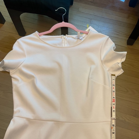 NWT BCBGMaxAzria Chic White Mini Dress - Picture 7 of 12